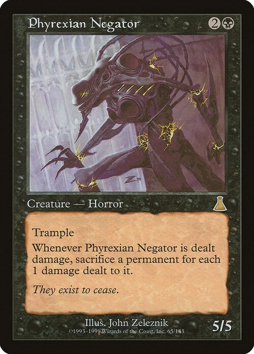 Phyrexian Negator Card Front