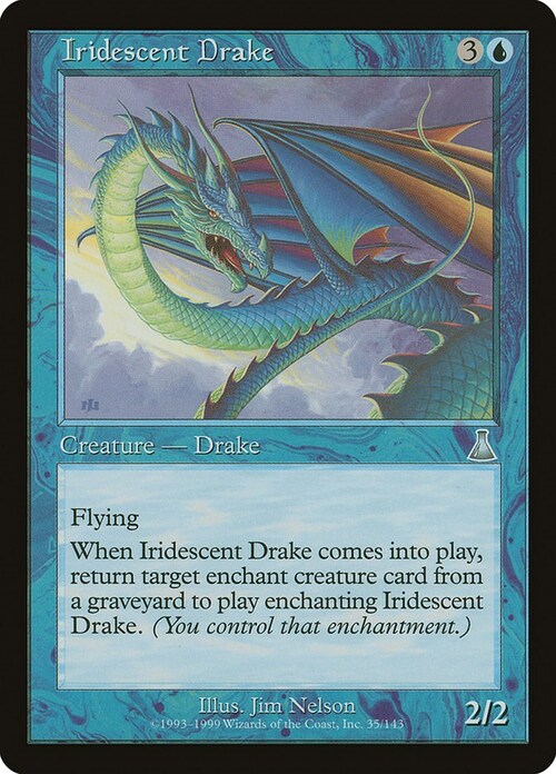 Iridescent Drake Card Front