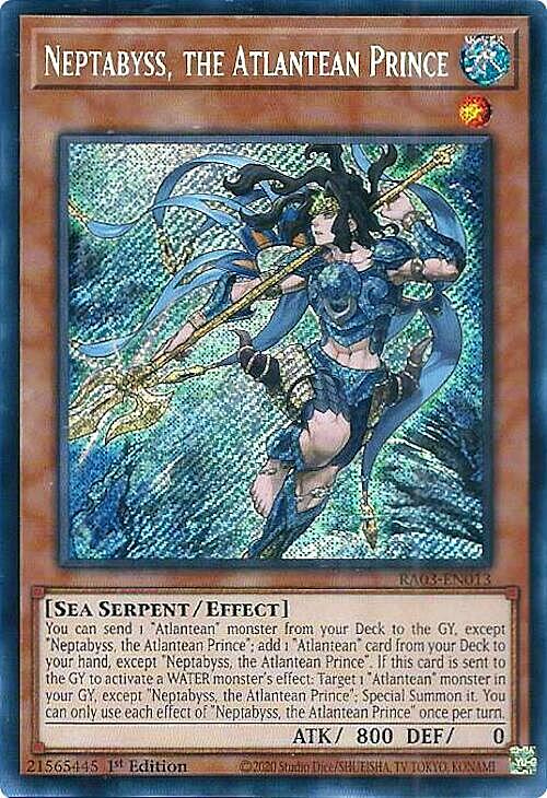 Neptabyss, the Atlantean Prince Card Front