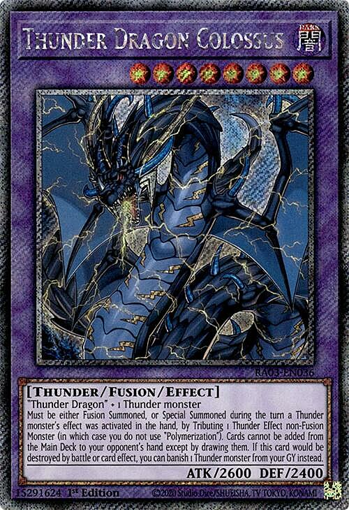 Thunder Dragon Colossus Card Front