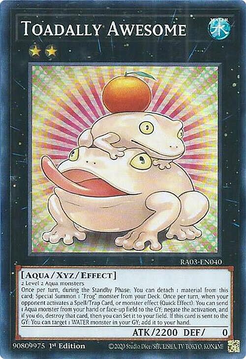 Toadally Awesome Card Front