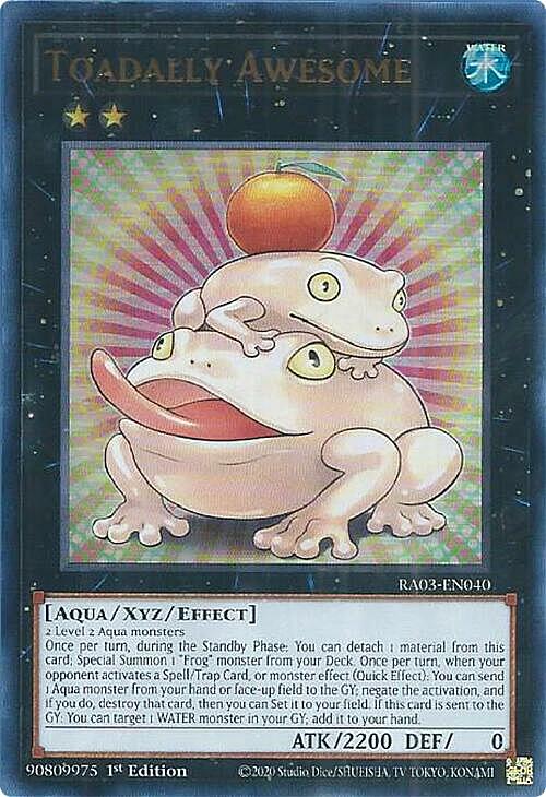 Toadally Awesome Card Front