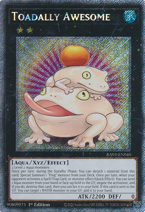 Toadally Awesome Card Front