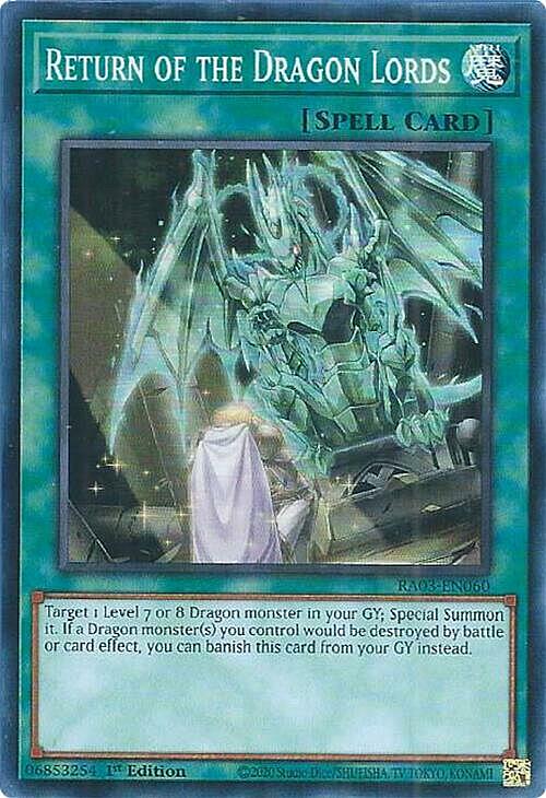 Return of the Dragon Lords Card Front