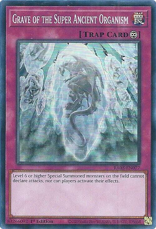 Grave of the Super Ancient Organism Card Front