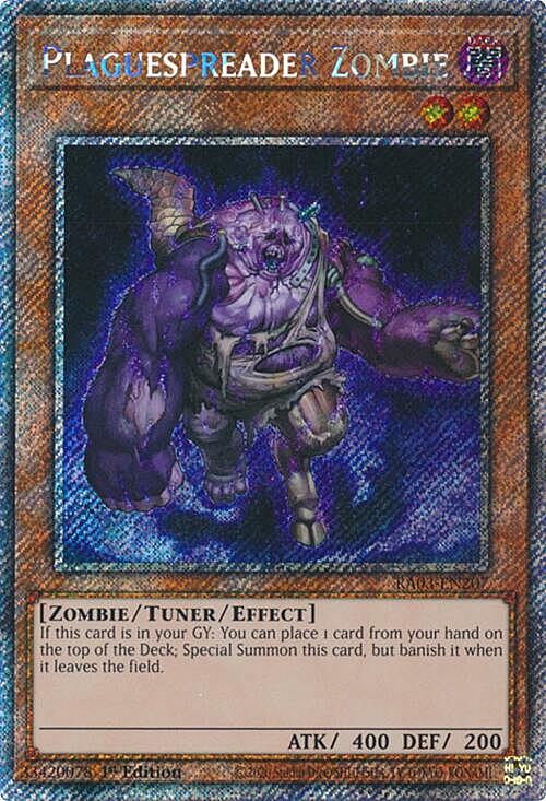 Plaguespreader Zombie Card Front