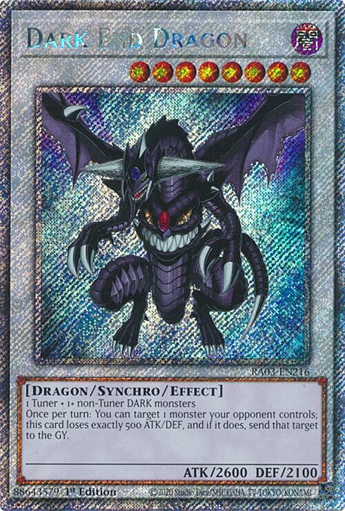 Dark End Dragon Card Front