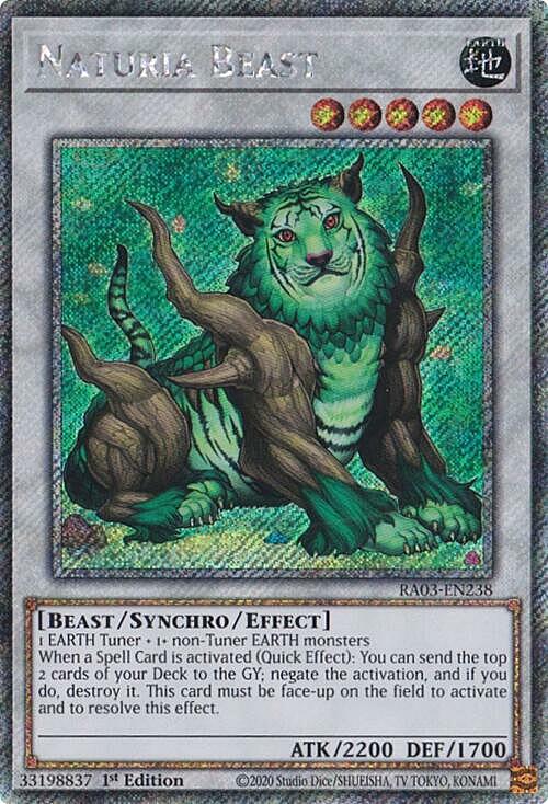 Naturia Beast Card Front