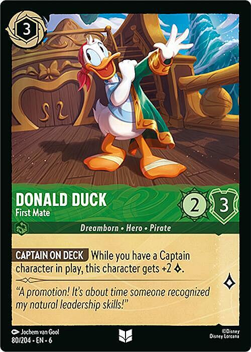 Donald Duck - First Mate Card Front