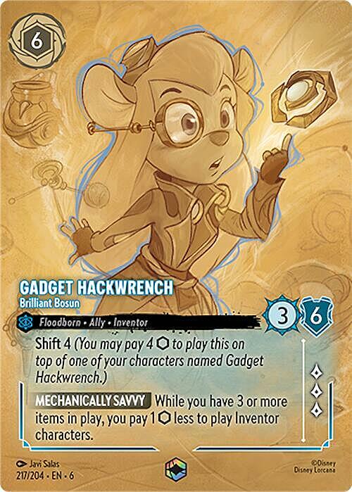 Gadget Hackwrench - Brilliant Bosun Card Front