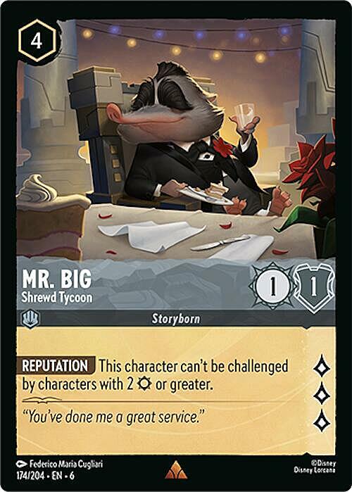 Mr. Big - Shrewd Tycoon Card Front