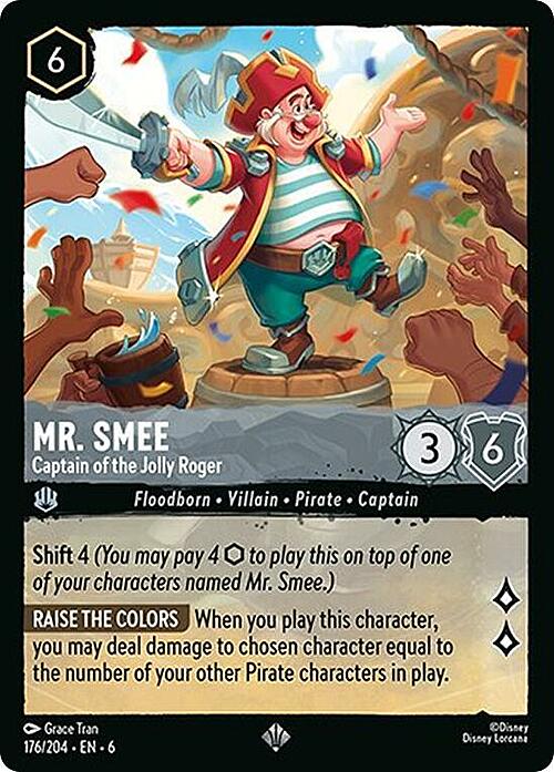 Mr. Smee - Captain of the Jolly Roger Card Front