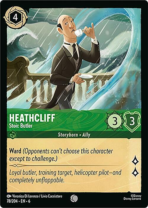 Heathcliff - Stoic Butler Card Front