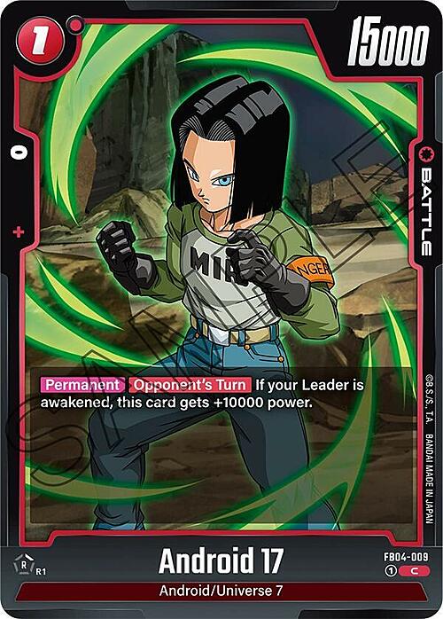 Android 17 Card Front