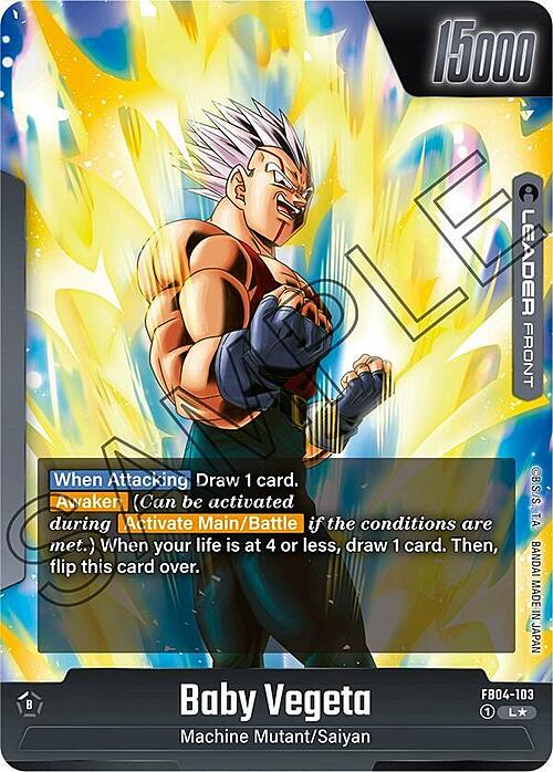 Baby Vegeta // Super Baby 2 Card Front