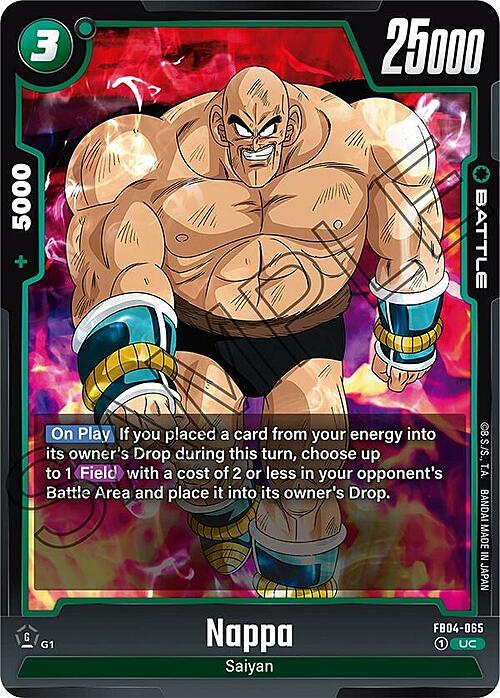 Nappa Card Front