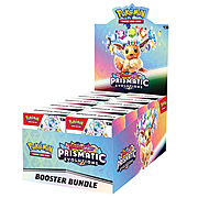 Prismatic Evolutions Booster Bundle Display