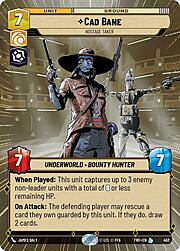 Cad Bane, Acostumbra a tomar rehenes