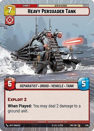 Heavy Persuader Tank Card Front