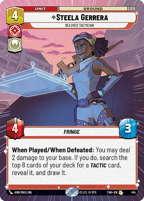 Steela Gerrera - Beloved Tactician Card Front