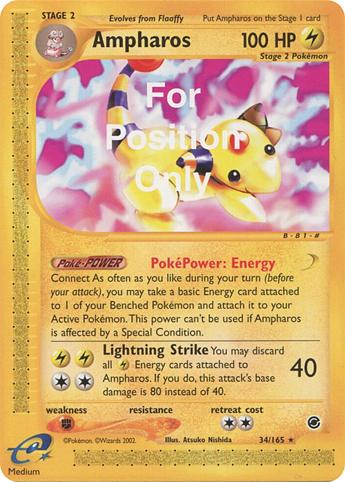 Ampharos Card Front