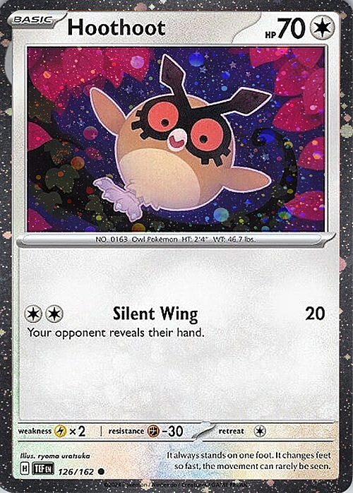 Hoothoot Card Front