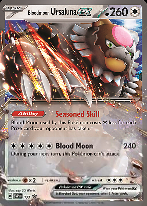 Bloodmoon Ursaluna ex Card Front