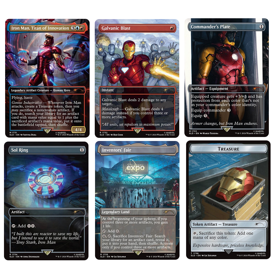 Secret Lair Drop Series: Marvel Superdrop: Secret Lair x Marvel's Iron Man Set