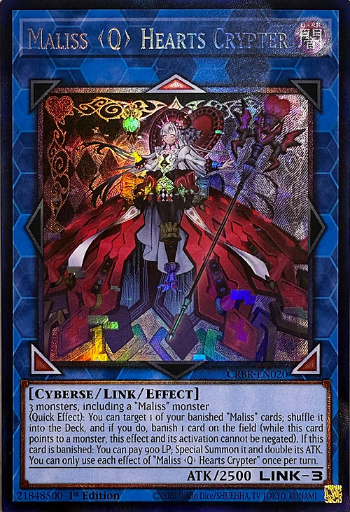 Maliss Q HEARTS OF CRYPTER Card Front