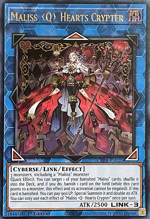 Maliss Q Hearts Crypter Card Front