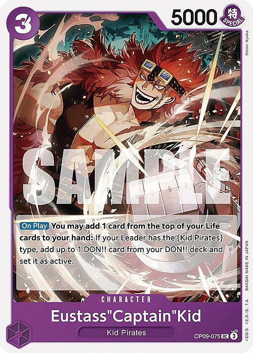 Eustass"Captain"Kid Card Front