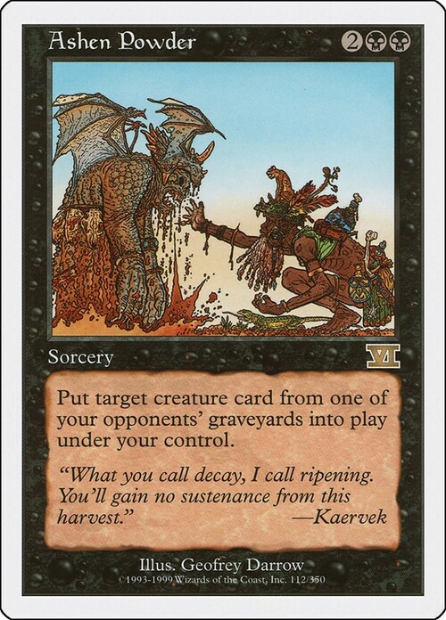 Ashen Powder Card Front