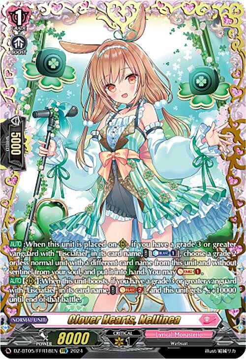 Clover Hearts, Nellinea Card Front