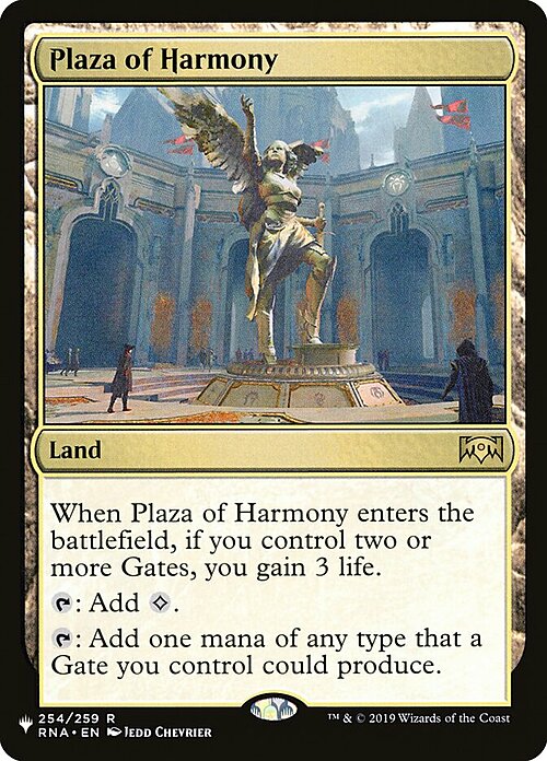 Plaza of Harmony Card Front