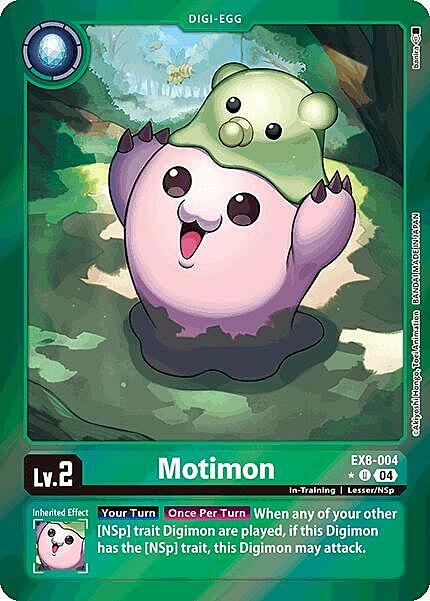 Motimon Card Front