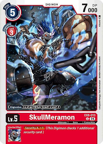 SkullMeramon Card Front