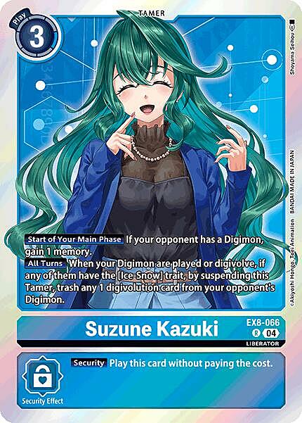 Suzune Kazuki Card Front