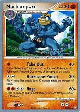 Machamp LV.62 Card Front