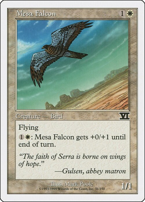 Mesa Falcon Card Front