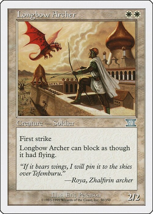 Longbow Archer Card Front