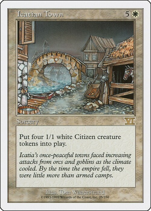 Icatian Town Card Front