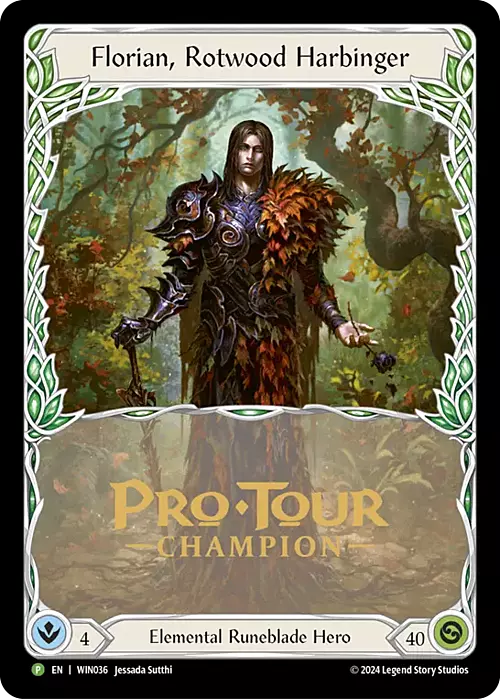 Florian, Rotwood Harbinger Card Front