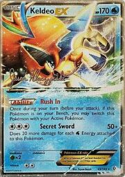 Keldeo EX [Rush In | Secret Sword]