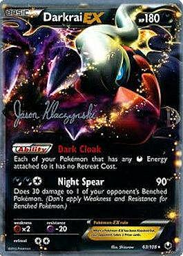 Darkrai EX Card Front