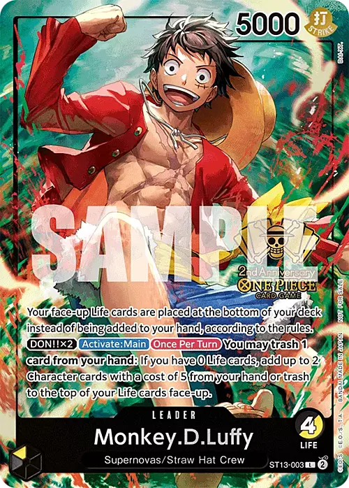 Monkey.D.Luffy Card Front