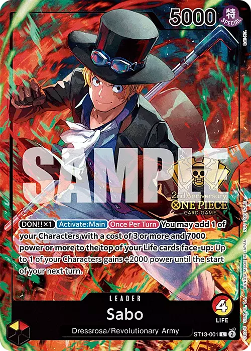 Sabo Card Front