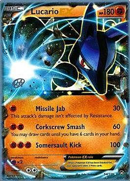 Lucario EX Card Front