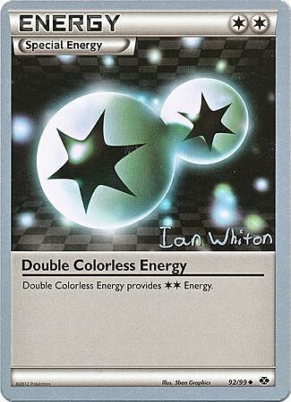 Double Colorless Energy Card Front