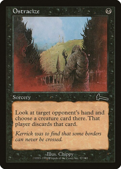 Ostracize Card Front