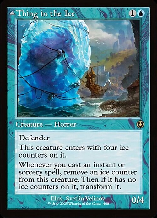 Thing in the Ice // Awoken Horror Card Front